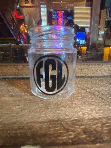 FGL Logo Mason Jar Shot Glass