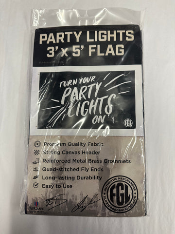 Turn Your Party Lights On Flag